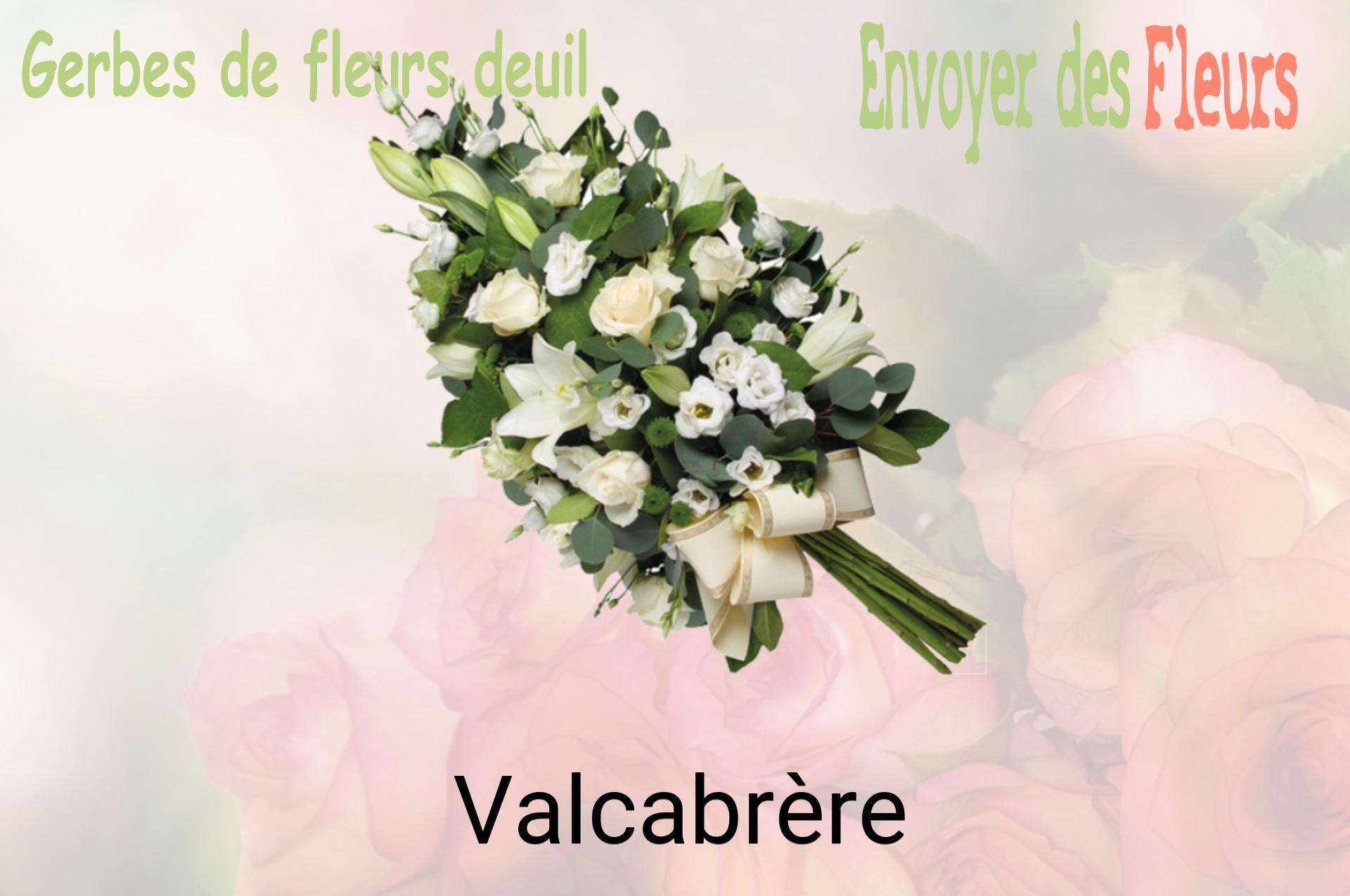 Gerbe de fleurs de deuil livrée à Valcabrère